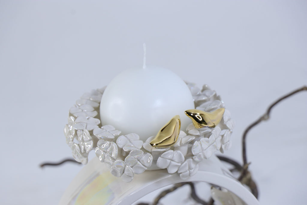 Oval peace | With birds