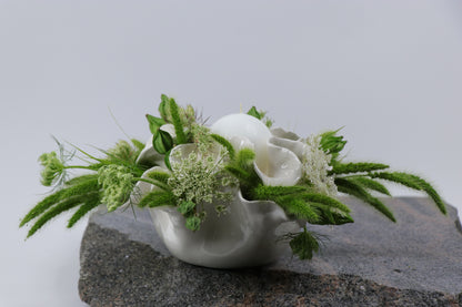 Green flower garden