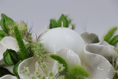 Green flower garden