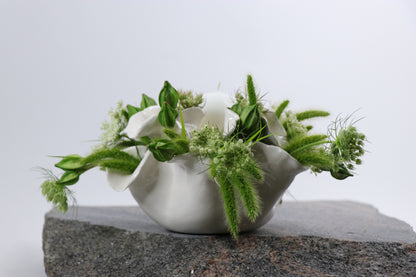 Green flower garden