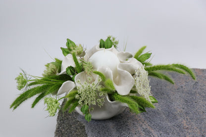Green flower garden