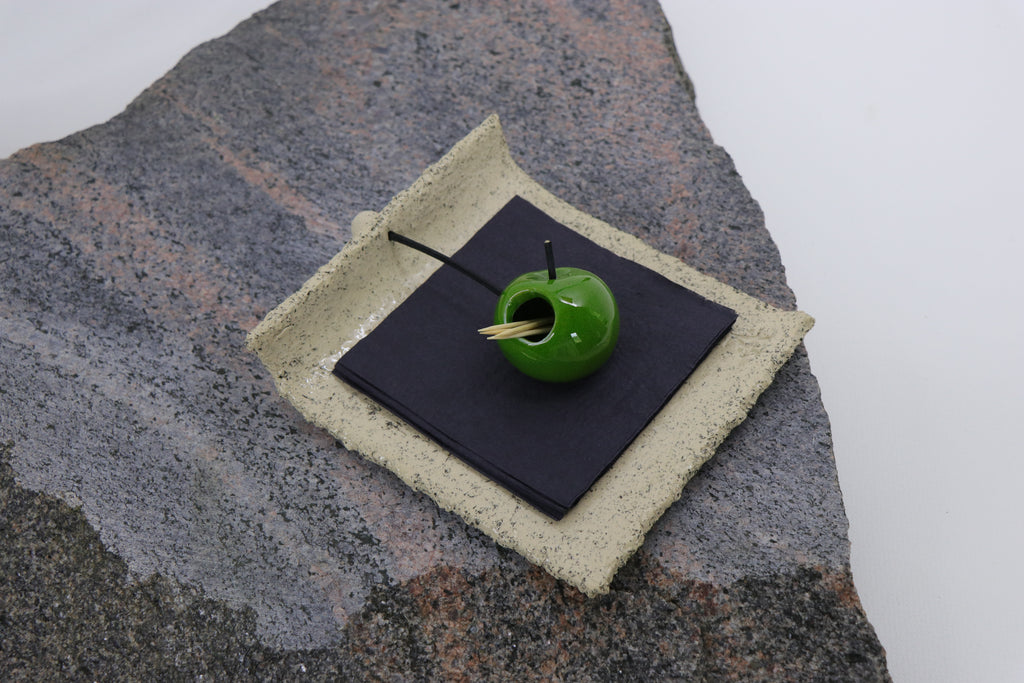 Apple | Napkin and toothpick holder